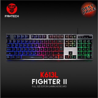 KEYBOARD FANTECH K613L Fighter II คีย์บอร์ดสำหรับเล่นเกมส์ ประกัน 2Y