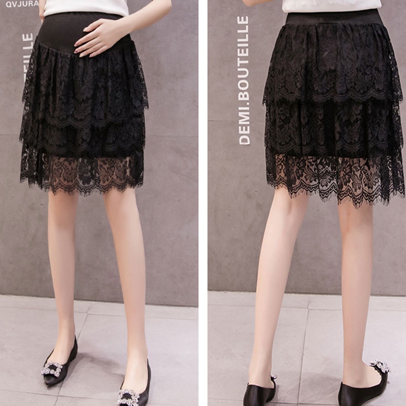 กางเกงคนท้องแต่งลูกไม้ย้อนยุค มี2 สีให้เลือก - รูปที่ 3