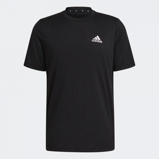 Adidas เสื้อกีฬาผู้ชาย AEROREADY Designed To Move Sport Tee | Black/White ( GM2090 )