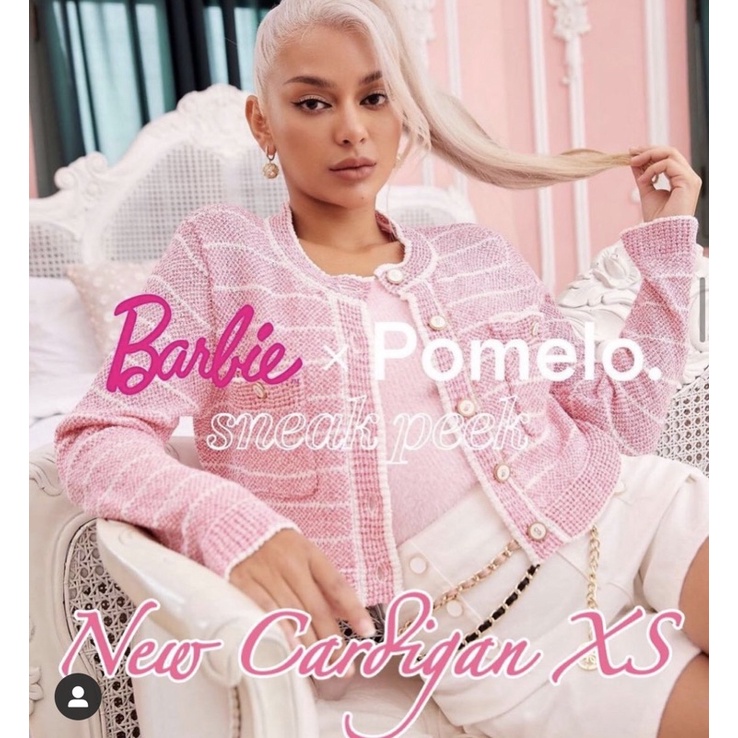 Pomelo x Barbie Cardigan size XS ของใหม่ป้ายครบค่าา