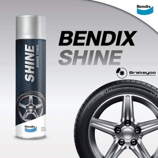 Bendix เบนดิกซ์ Shine สเปรย์เคลือบยางรถยนต์ ขนาด 400ml.