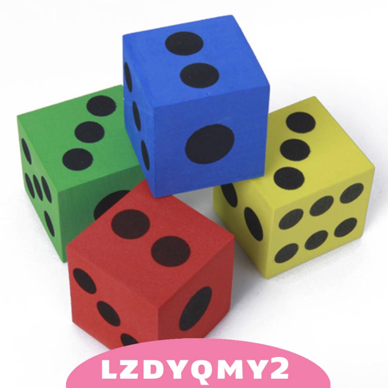 [In Stock] ลูกเต๋าโฟม 12ชิ้น - สุ่มสี