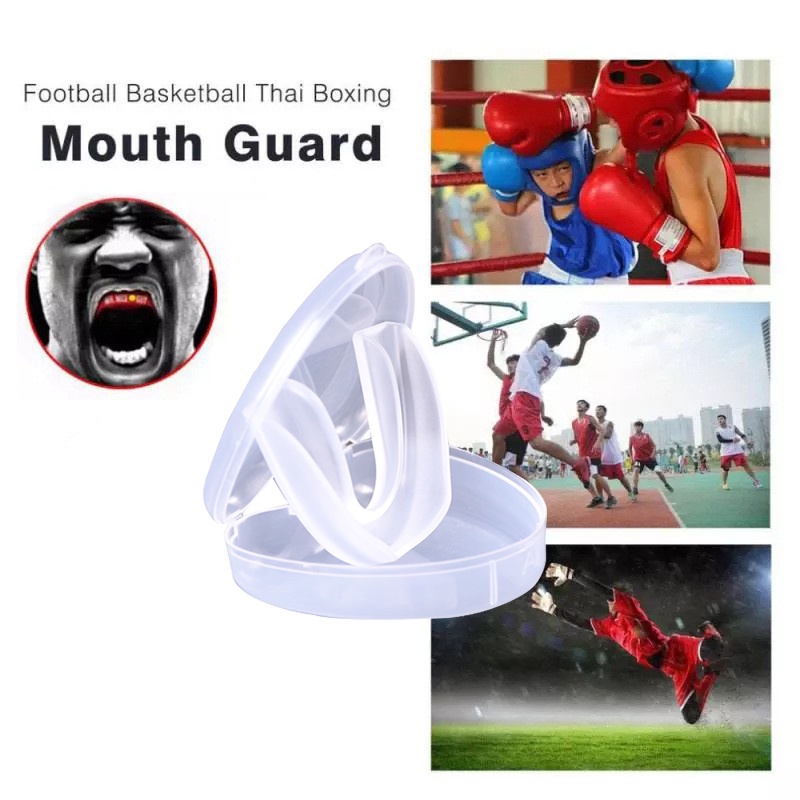 ฟันยาง ยางกันฟันนักมวย ฟันยางซิลิโคน ยางครอบฟัน ยางกัดฟัน พร้อมกล่อง ใช้ได้เด็กผู้ใหญ่นักกีฬา/นักมวย - รูปที่ 4