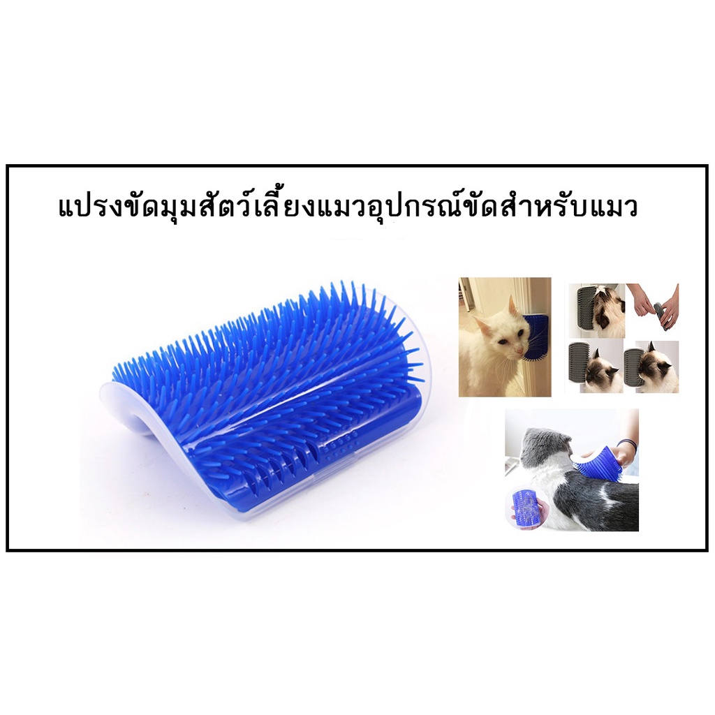 PP-119 แปรงนวดสัตว์เลี้ยง สุนัข หมา แมว หวีขน ติดผนัง Petbrush ⭐️พร้อมส่ง⭐️