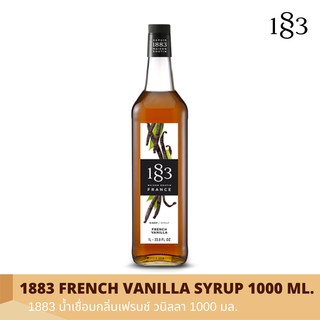 1883 น้ำเชื่อมกลิ่นวนิลลาฝรั่งเศส หอม เข้ม 1000 มล.(1883 FRENCH VANILLA SYRUP 1000 ml.)