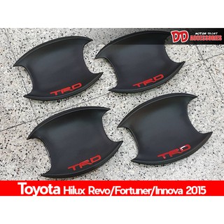 เบ้ามือเปิด Toyota Revo Fortuner innona 2015-2020 TRD LOGO