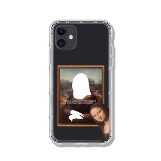 เคสโทรศัพท์มือถือ แบบใส ลาย Mona Lisa สําหรับ Iphone 13 14 Pro Max 6S 7 8 Plus Xr 12 Mini 11 Pro Xs Max Se2 13 Mini