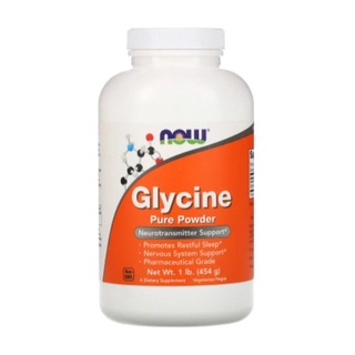 NOW Foods, Glycine, Pure Powder, 1 lb (454 g)