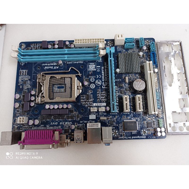 ซ็อกเก็ต Gigabyte B75M Mianboard 1155 Ddr3