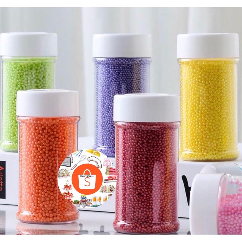 ท๊อปปิ้ง เม็ดสี เม็ดน้ำตาลกินได้ 85กรัม