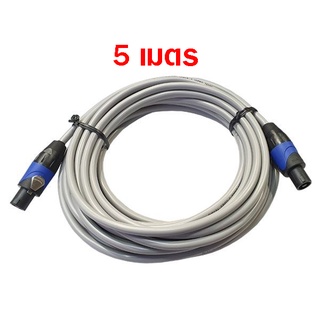 Amphenol CA61-61-S-005 | สายลำโพง พร้อมหัวสปีคคอน ความยาว 5 เมตร (14AWG)