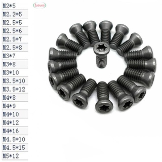 อะไหล่สกรูคาร์ไบด์ Cnc M2 M2.5 M3 M3.5 M4 M5 สําหรับเครื่องกลึง【Ft】