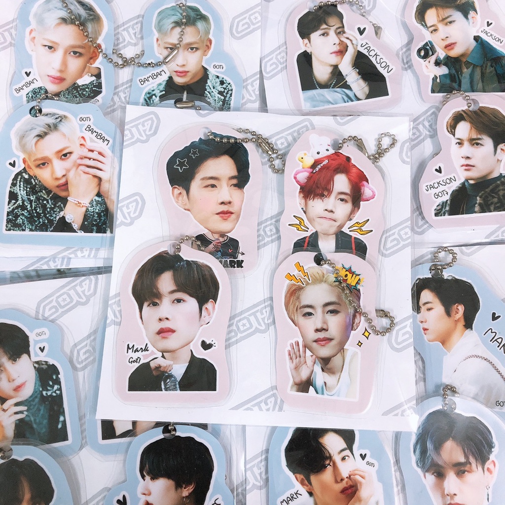 พวงกุญแจ Got7 ❤️ Set 4 ชิ้น 29 บาท ❤️ ถูกมากกก
