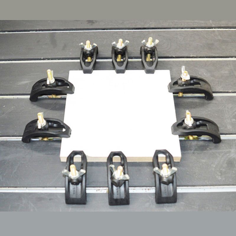 T-Slot ชุดอุปกรณ์เครื่องมือสําหรับใช้ในการแกะสลัก Cnc 5 ชิ้น