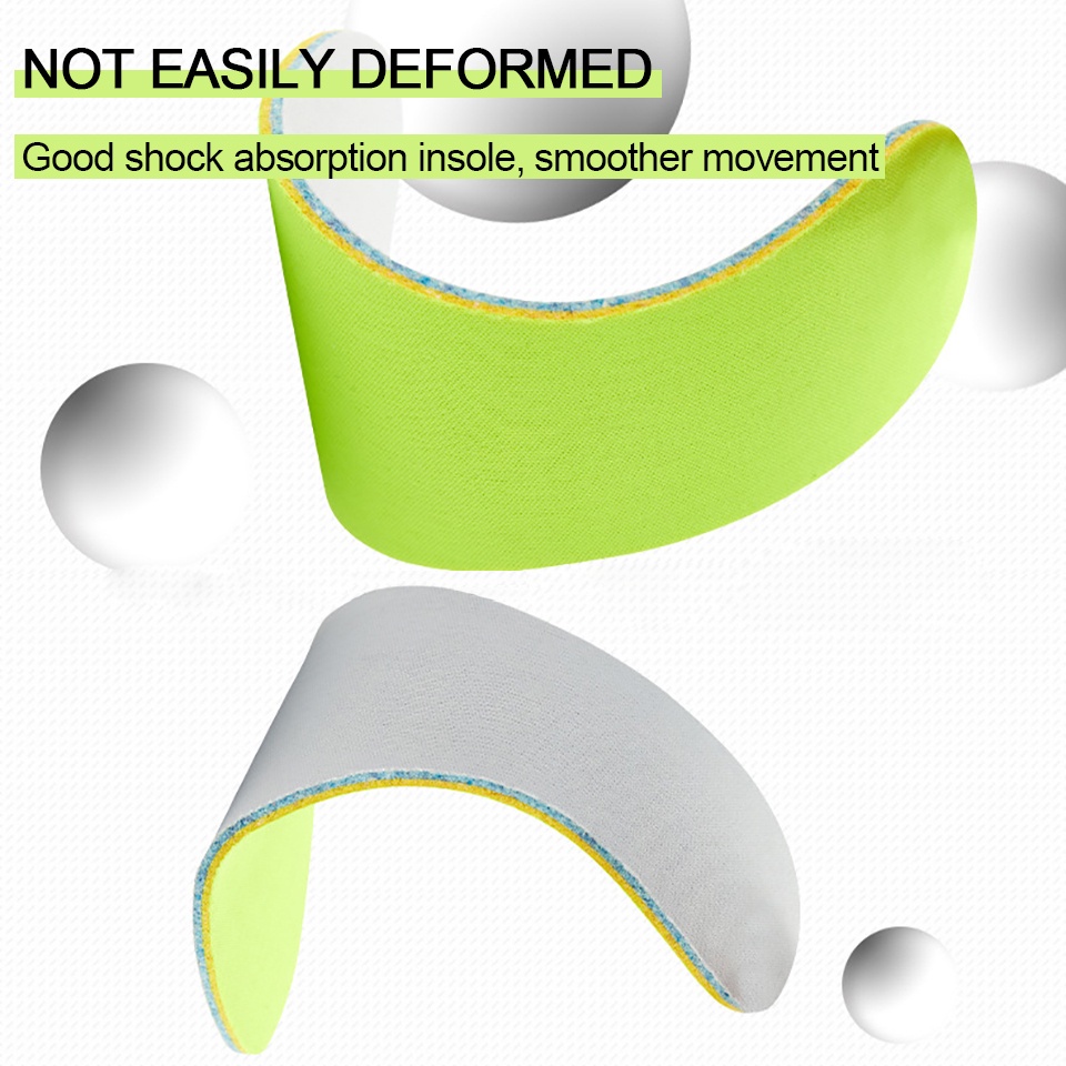 Gtubike กีฬาระบายอากาศดูดซับเหงื่อแผ่นรองเท้าป้องกันกลิ่นลื่นกันกระแทกพื้นรองเท้า Unisex - รูปที่ 2