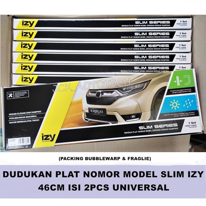 Honda Odyssey Slim IZY 46CM ที่ใส่ป้ายทะเบียน 2 ชิ้น