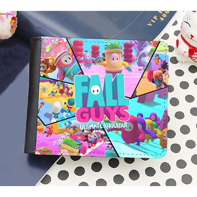 Fall Guys: กระเป๋าสตางค์หนังผู้ชาย Ultimate Knockout (รุ่นล่าสุด)