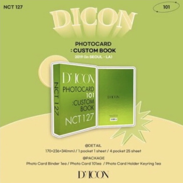 พร้อมส่ง/แท้ 💚 SALE 📌 NCT127 DICON PHOTOCARD : CUSTOM BOOK