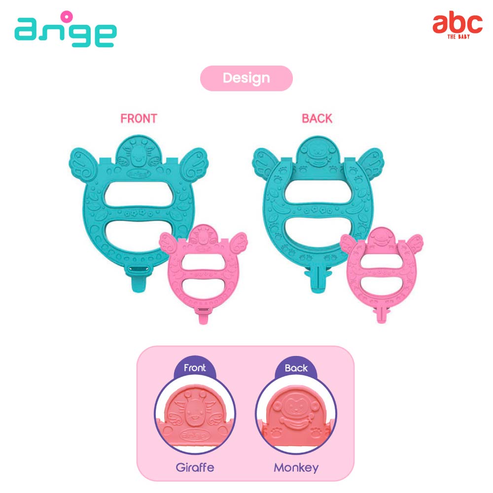 Ange ยางกัด พร้อมคลิปกันหล่น Carrier Teether สำหรับเด็ก 3 เดือนขี้นไป รูปที่ 7