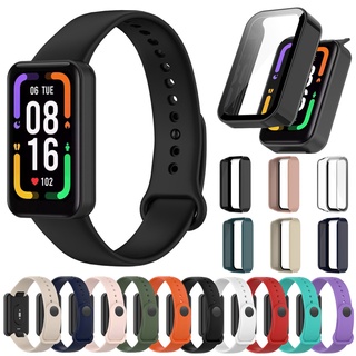 สําหรับ Xiaomi Redmi Smart Band PRO สายรัดข้อมือซิลิโคน สายรัดข้อมือ สร้อยข้อมือ สายนาฬิกา เคสป้องกันเต็มรูปแบบ ฟิล์มกันรอยหน้าจอ