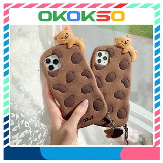 เคสมือถือ แบบนิ่ม ลายการ์ตูนหมีบิสกิต กันกระแทก สําหรับ OPPO Reno8 Reno7pro reno6 7z 5 R17 A72 A53 A9 2020 4Z 5G F11 A31