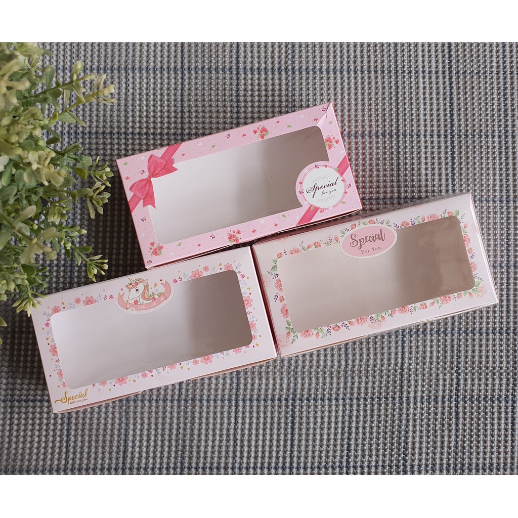 กล่องบราวนี่ 2 ชิ้น BK34W (20 ใบ/แพ็ค) ขนาด ก 15 x ย 7.5 x ส 3 ซม. ใส่ทาร์ตไข่ ใส่ขนมเนื้อนวลไข่เค็ม