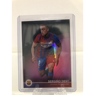 2021-22 Topps FC Barcelona Team Set Soccer Cards #2 Sergino Dest/99