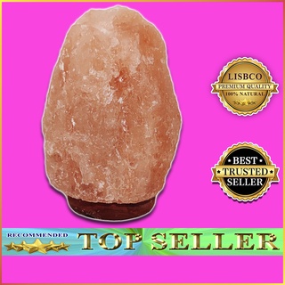 โคมไฟเกลือหิมาลายัน เกลือชมพู หิมาลัย ขนาด 2-3 kg ทรงธรรมชาติ Himalayan Salt Lamp Natural Shape Size 2-3 kg.