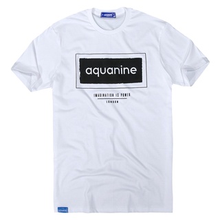 เสื้อยืดแฟชั่น♂เสื้อยืด AQUANINE  tshirt  เสื้อยืดผู้ชาย รุ่น IMAGINATION เสื้อยืดสีขาว ลิขสิทธิ์แท้