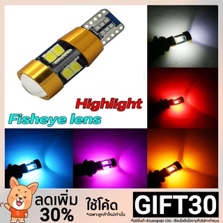 T10 3030 W5W หลอดไฟ LED Canbus Error อัตโนมัติ สำหรับรถยนต์