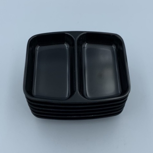 SB Melamine ถ้วยน้ำจิ้มเมลามีน 2 ช่อง D959-3.5 นิ้ว Pack 6 ชิ้น