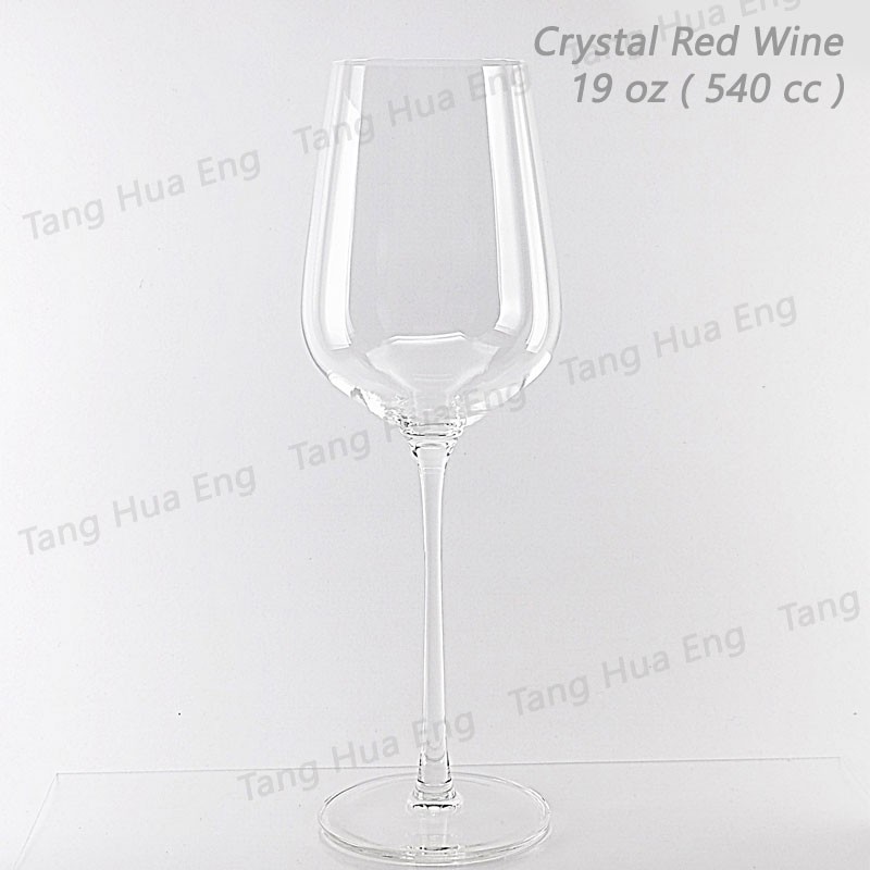 ( 6 ใบ ) แก้วไวน์คริสตัล Ripple Crystal Red Wine 540 ml #RJ006RW19
