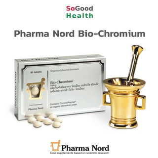 💥EXP 06/25💥Pharma Nord Bio-Chromium 90 Tablets โครเมียมพันธะออร์แกนิคจากโครเมียมยีสต์ ช่วยควบคุมสมดุลระดับน้ำตาลในเลือด