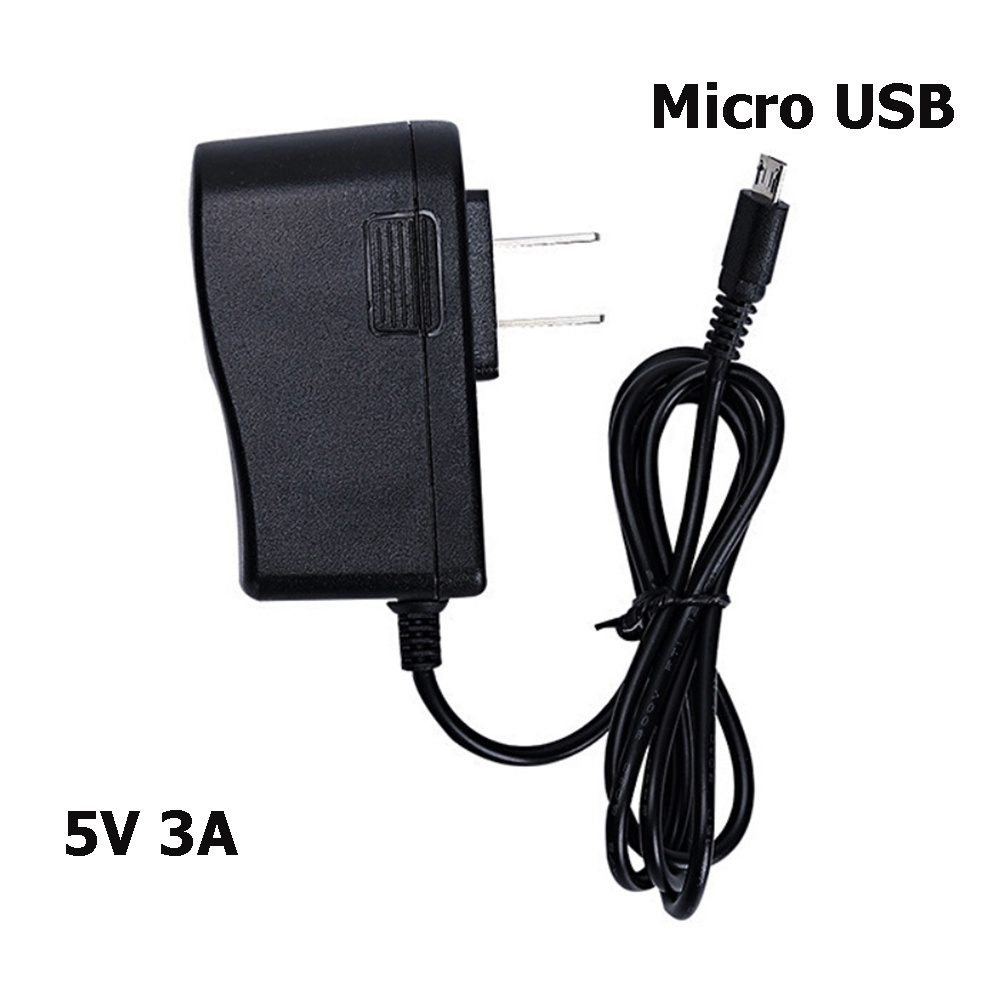 DC อะแดปเตอร์ Adapter 5V 3A หัวต่อแบบ Micro USB สำหรับ IP CAMERA
