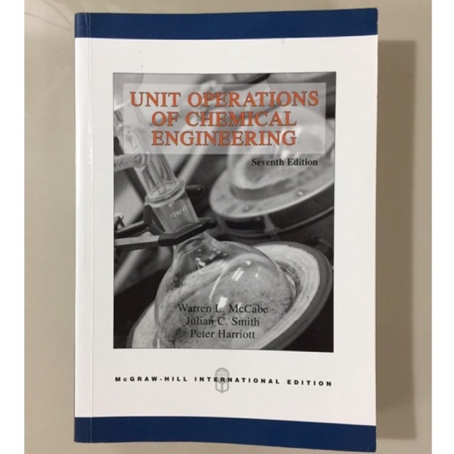 Unit Operations Of Chemical Engineering Seventh Edition