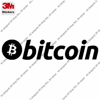 บิทคอย สติ๊กเกอร์ 3M ลอกออกไม่มีคราบกาว Bitcoin Removable 3M sticker, สติ๊กเกอร์ติด รถยนต์ มอเตอร์ไซ