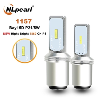 Nlpearl 1 X โคมไฟสัญญาณไฟเลี้ยวรถยนต์ 1157 Led Bay15D P21 / 5 W Csp 1860 Smd P21W Led 1156 Ba15S Py21W