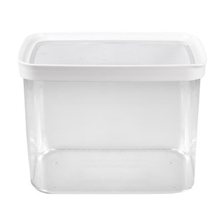 ✨นาทีทอง✨ กล่องอาหารเหลี่ยม LOC-TITE ไซส์ L 4.5 ลิตร สีขาว ภาชนะใส่อาหาร RECTANGULAR FOOD CONTAINER LOC-TITE L 4.5L WHIT