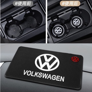 แผ่นแดชบอร์ดซิลิโคน กันลื่น ที่ทนทาน สําหรับ Volkswagen POLO GOLF PASSAT BEETLE TIGUAN