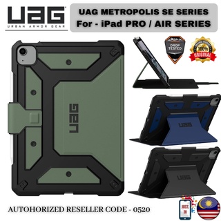 Uag เคสฝาพับอัจฉริยะ กันกระแทก ลายขนนก สําหรับ iPad Pro 11 M2 M1 Air 5 4 2022 2021 METROPOLIS SE