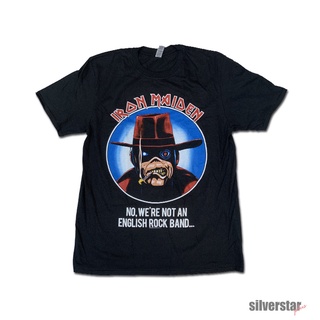 เสื้อวงลิขสิทธิ์แท้ Iron Maiden - Not An English Rock Band | ร้าน Silverstarplus