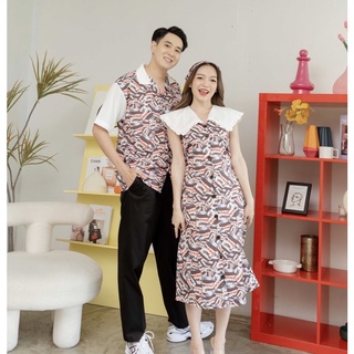 Minimal Choco O’clock Set เชิ้ตแขนสั้น และ Dress