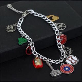 [พร้อมส่ง]กำไลข้อมือเหล่า Avengers เงินแท้💗