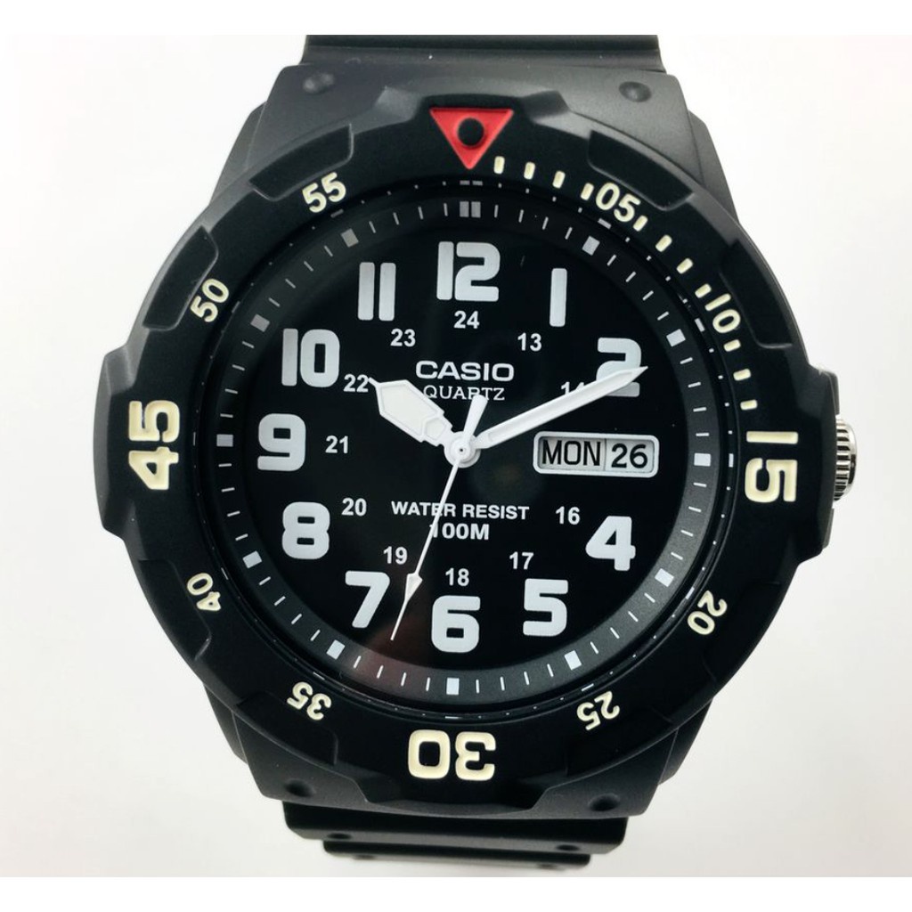สายนาฬิกาข้อมือซิลิโคน นาฬิกาโทรศัพท์ casio ของแท้ประกันศูนย์ นาฬิกาคาสิโอ ผู้ชาย รุ่น MRW-200H MRW-200HCM / SMILEYTIME