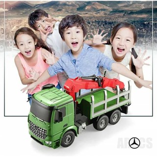 รถบังคับเครนสำหรับขนไม้ซุง RC Mercedes Arocs Crane Truck