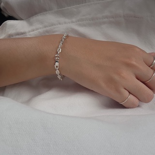 Me.phenomenal : double D bracelet : m (silver925/เงินแท้925)