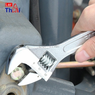 LerThai ประแจปากเลื่อน  ขนาด 10 นิ้ว 250 มม กุญแจเลื่อนปากเลื่อน  Adjustable Wrench