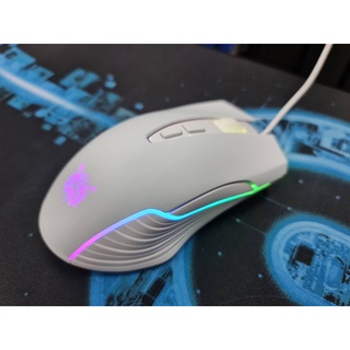 ONIKUMA GAMING MOUSE YUKI Gaming White  (สินค้ารับประกัน 2ปีเก็บกล่องจนหมดการรับประกัน)