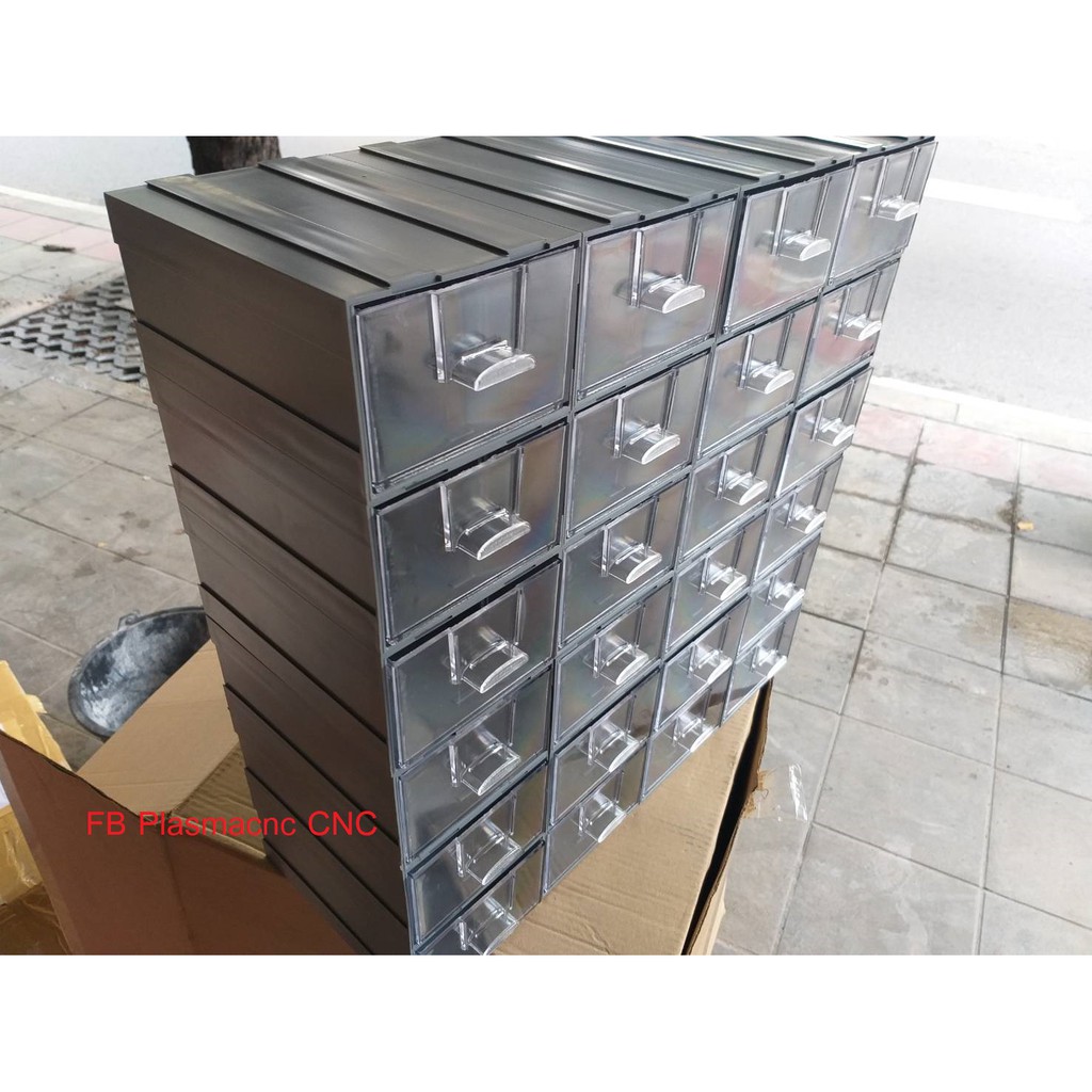 กล่องเก็บของรุ่น 007-4 กล่องอะไหล่ เก็บของ แบบ 24ช่อง