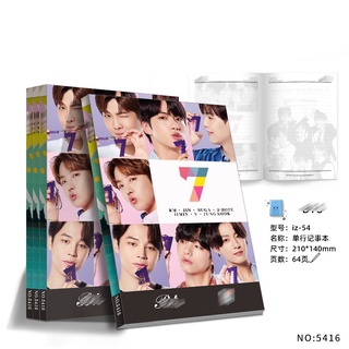 บีทีเอส BTS Album สมุดบันทึก Notebook JUNGKOOK V Notebook Diary Size A5【64 Page】Full Color